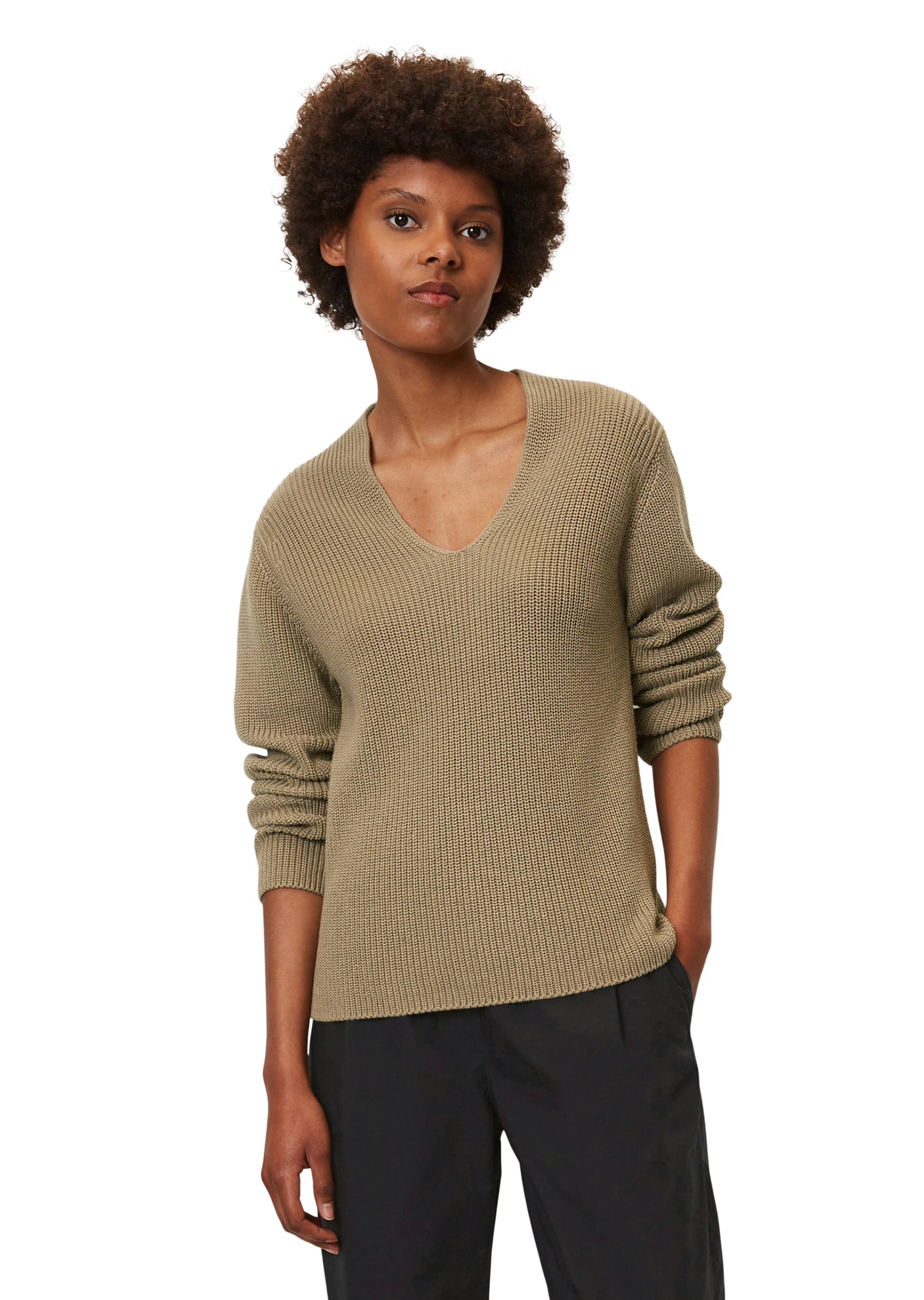 Marc O Polo Sweater in Sand ABOUT YOU
