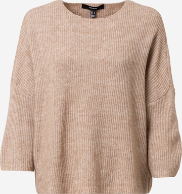 Pull-over 'Vigga' VERO MODA en beige : devant