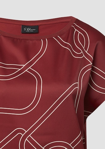 s.Oliver BLACK LABEL Shirt in Red