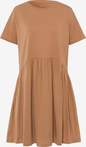 Cross Jeans Dress ' 92202 ' in Brown: front