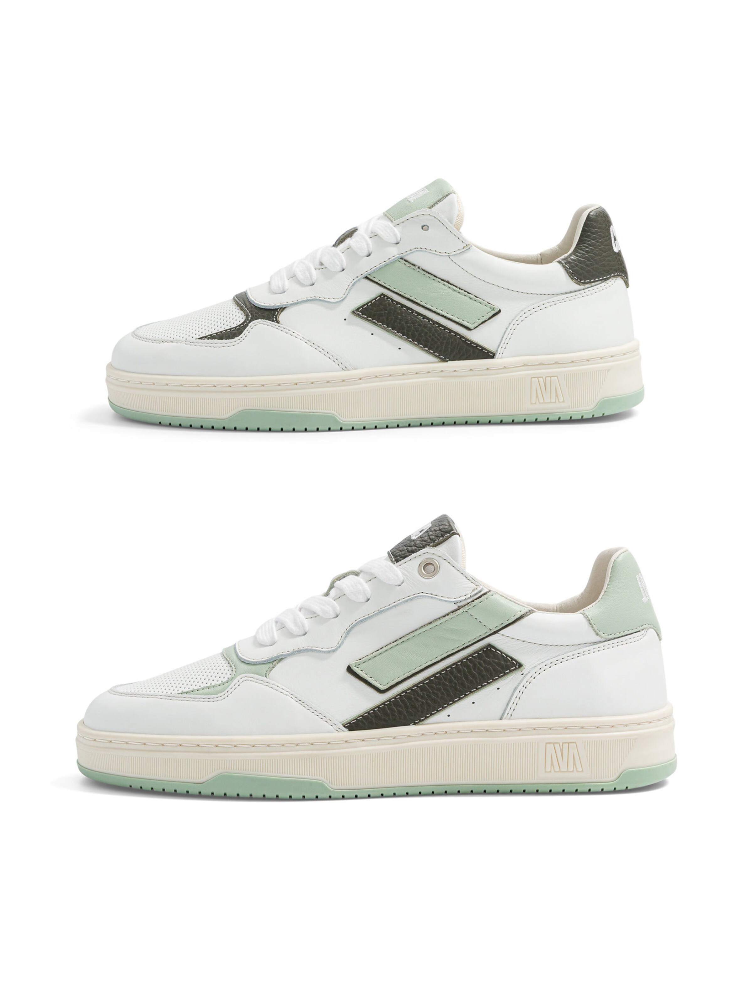 Caval - Sapato com atacadores ' FLOW ' em verde: frente