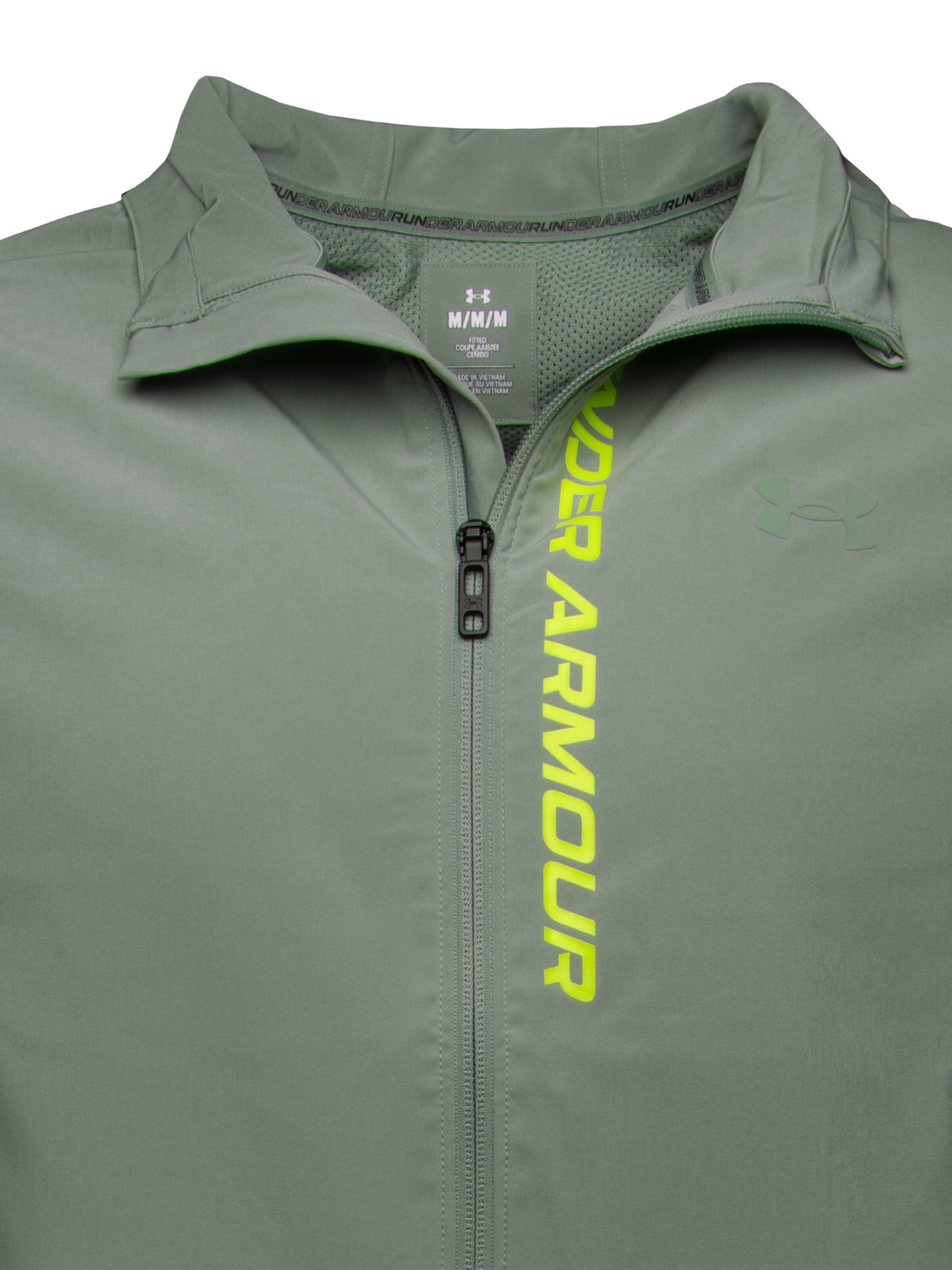 UNDER ARMOUR - Casaco deportivo 'Outrun the Storm' em verde