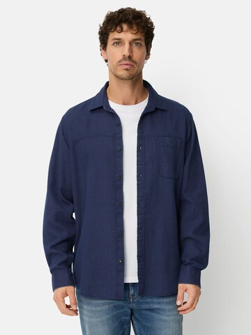 CAMEL ACTIVE Regular Fit Hemd in Blau: Vorderseite