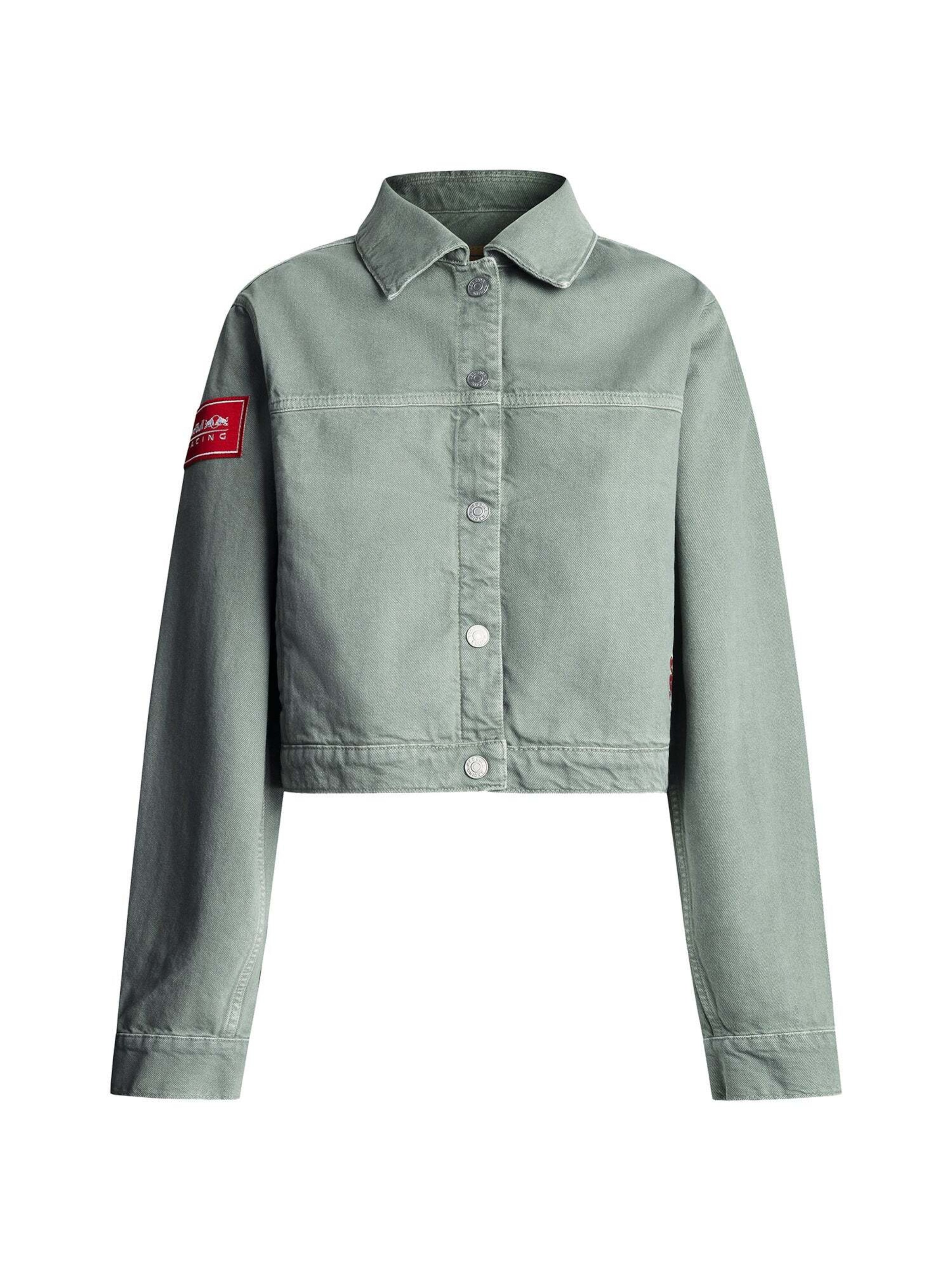 Red Bull Racing x Pepe Jeans Jacke in Grün: Vorderseite