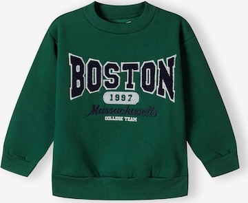MINOTI Sweatshirt in Groen: voorkant