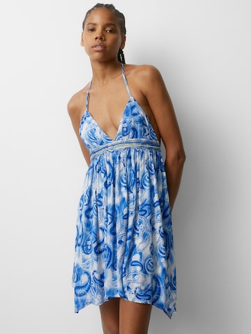 Pull&Bear Summer Dress in Blue: front