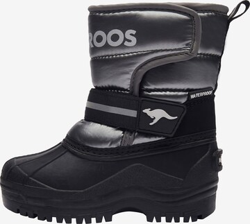 KangaROOS Škornji za v sneg 'Shell' | črna barva