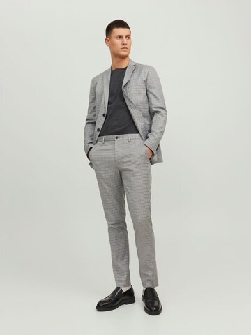 Coupe slim Costume 'Franco' JACK & JONES en gris : devant