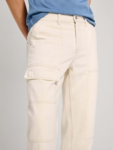Pepe Jeans Regular Cargojeans in Wit