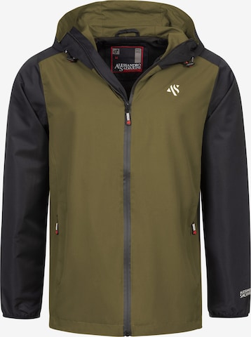 Alessandro Salvarini Performance Jacket in Green: front