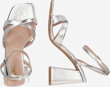 Dorothy Perkins Sandalen met riem 'Tilly' in Zilver