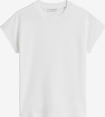 T-shirt Marc O'Polo en blanc : devant