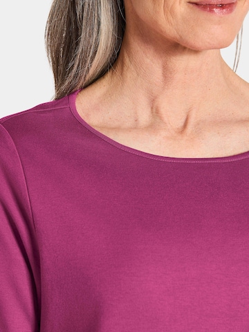 Goldner Shirt in Lila