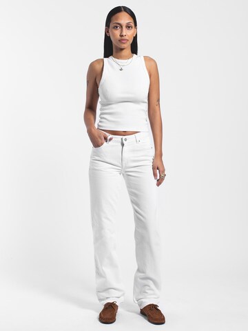 Dr. Denim Regular Jeans 'Drdenimarch Mid Straight' in Wit
