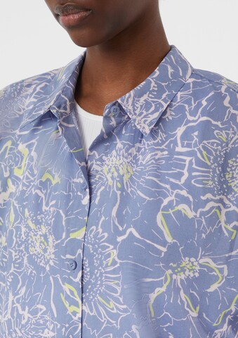 comma casual identity Bluse in Blau