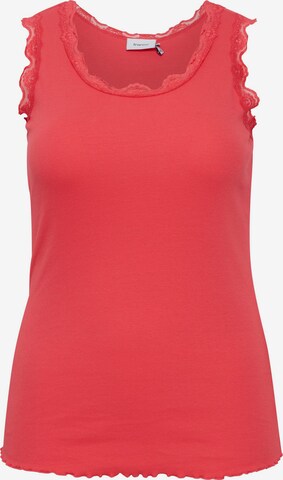 Fransa Curve Top in Rood: voorkant