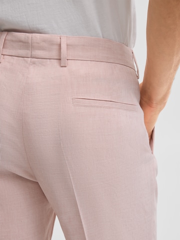 Regular Pantalon à plis 'Tomeo' STRELLSON en rose