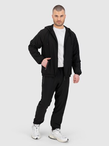 Sergio Tacchini Sweatjacke 'RISPECCHIO' in Schwarz