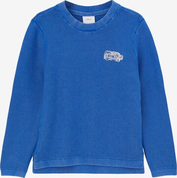 s.Oliver Sweater in Blue: front