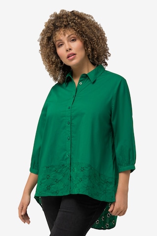 Ulla Popken Blouse in Green: front