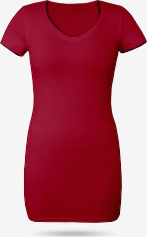 T-shirt ' Siena ' normani en rouge : devant