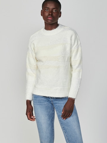 KOROSHI Sweater in White: front