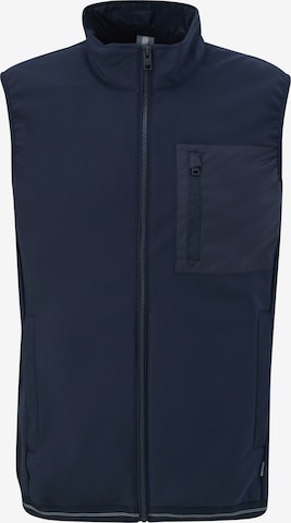 s.Oliver Bodywarmer in Blauw: voorkant