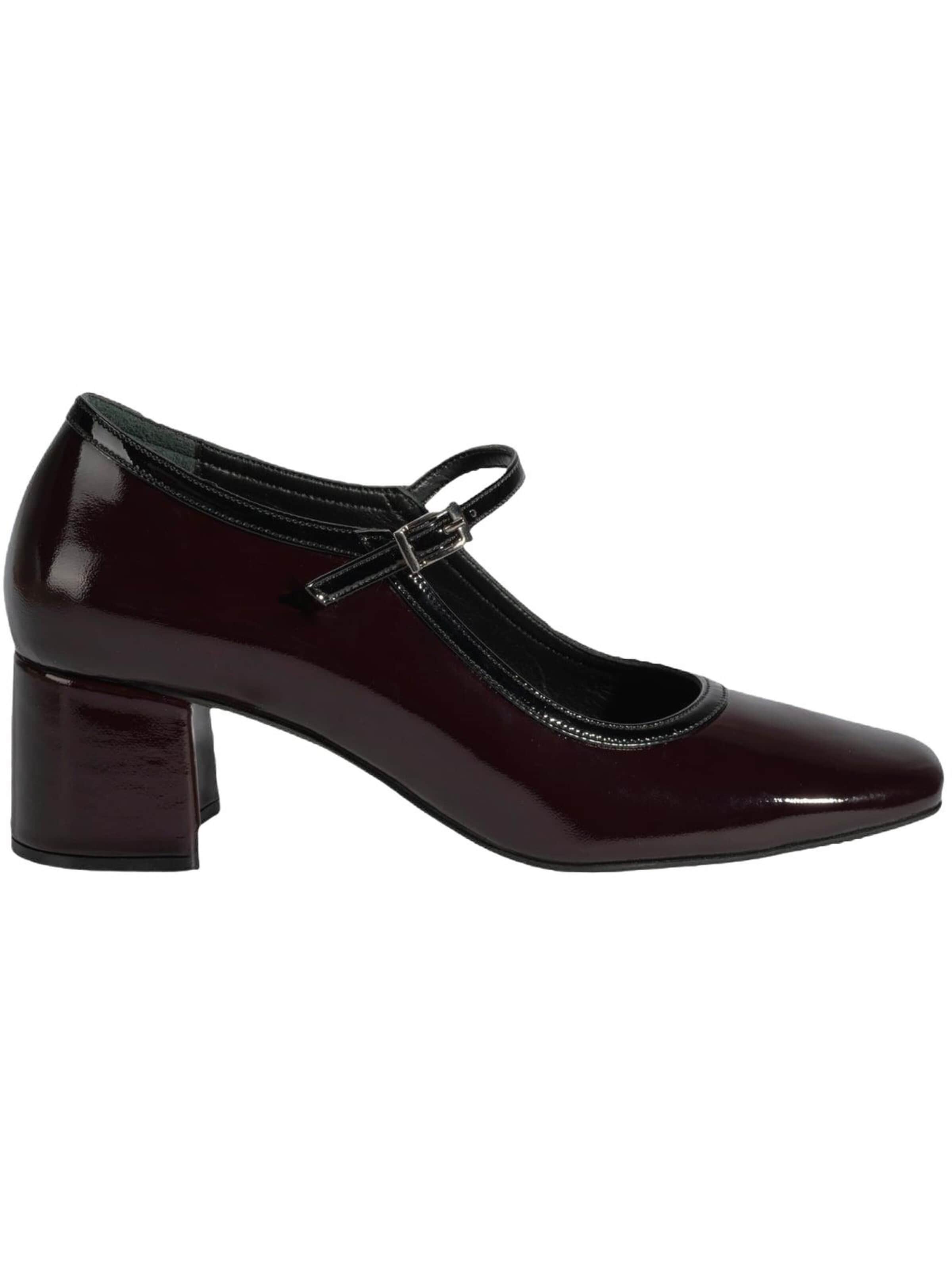 Chaussure basse 'Blockabsatz-Schlupf' Desa en rouge : devant