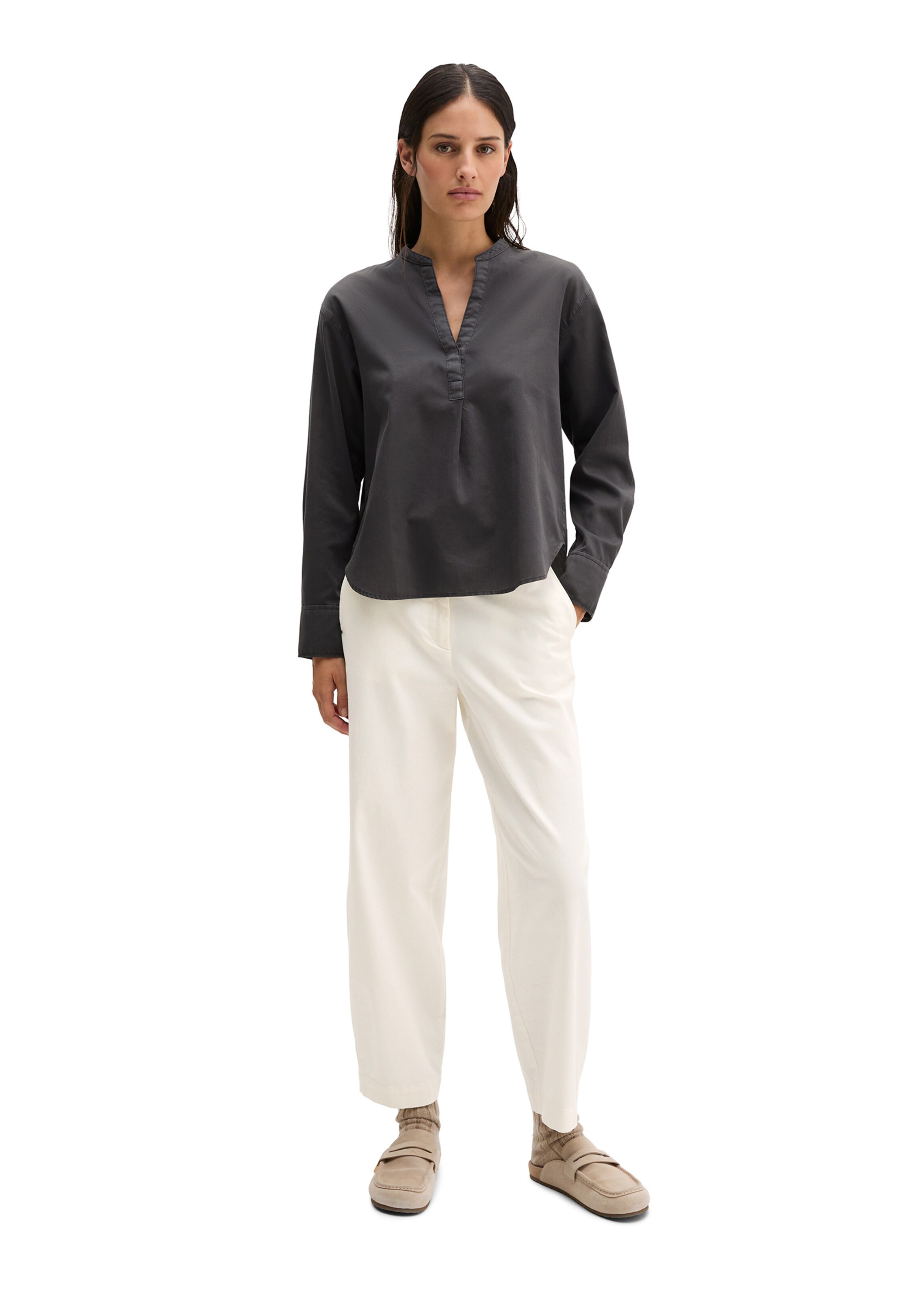 Marc O'Polo Bluse in Grau