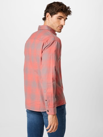 Abercrombie & Fitch Comfort fit Button Up Shirt in Red