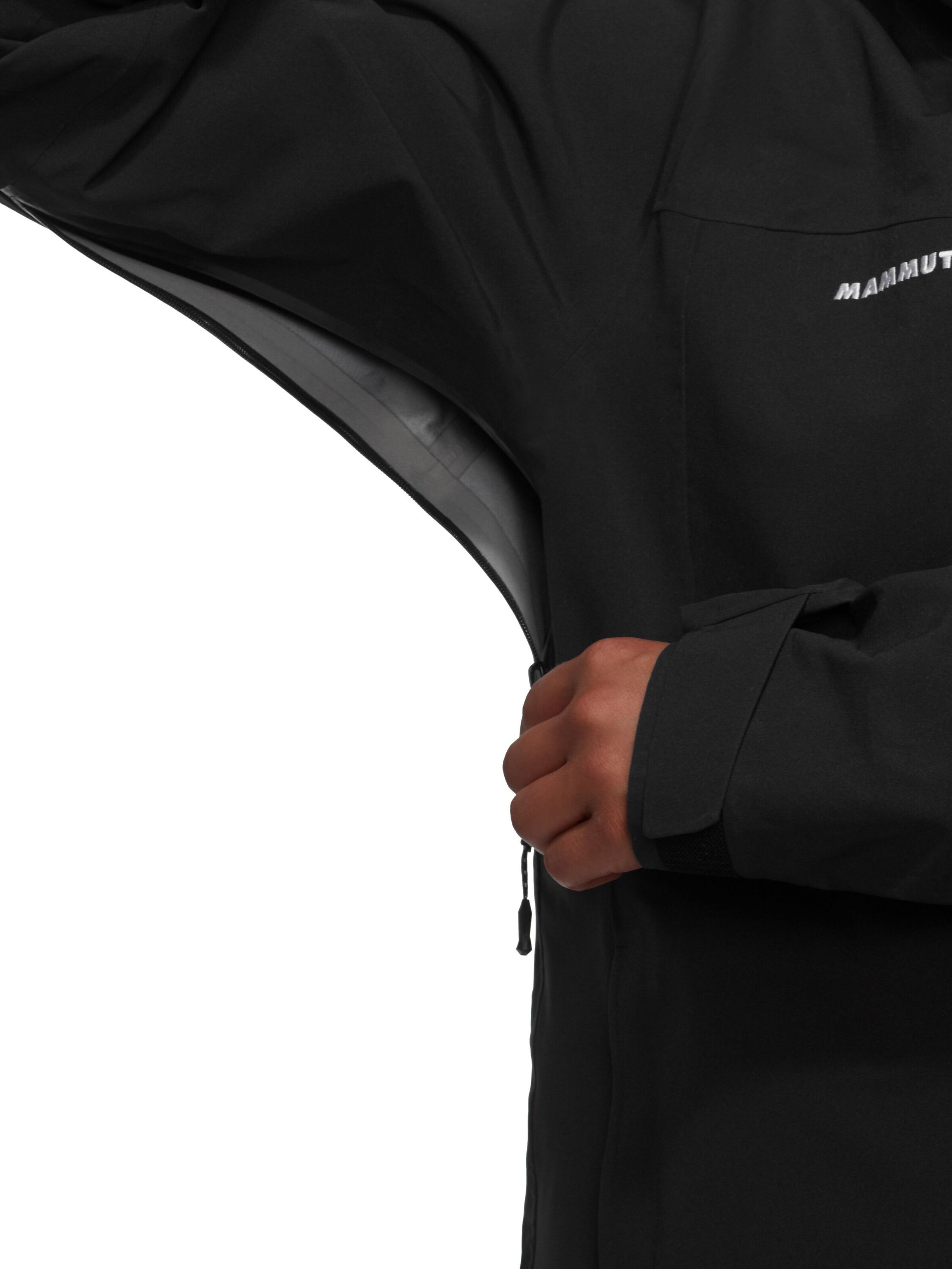 MAMMUT Outdoorjacke 'Stoney' in Schwarz