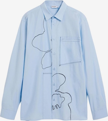 DesigualRegular Fit Košulja - plava boja: prednji dio