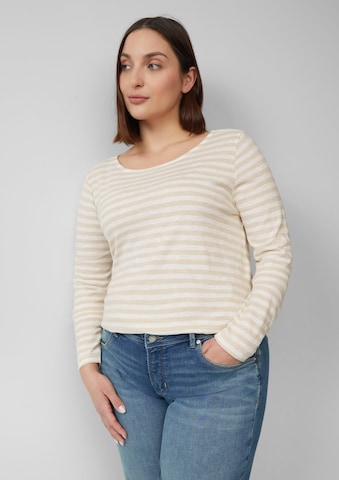 T-shirt s.Oliver en beige : devant