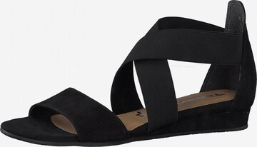 TAMARIS Sandals in Black: front