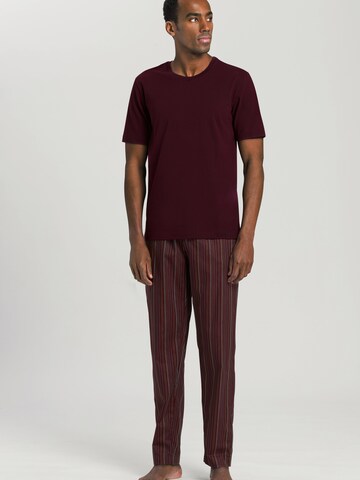 Hanro Pajama Pants 'Night & Day' in Brown