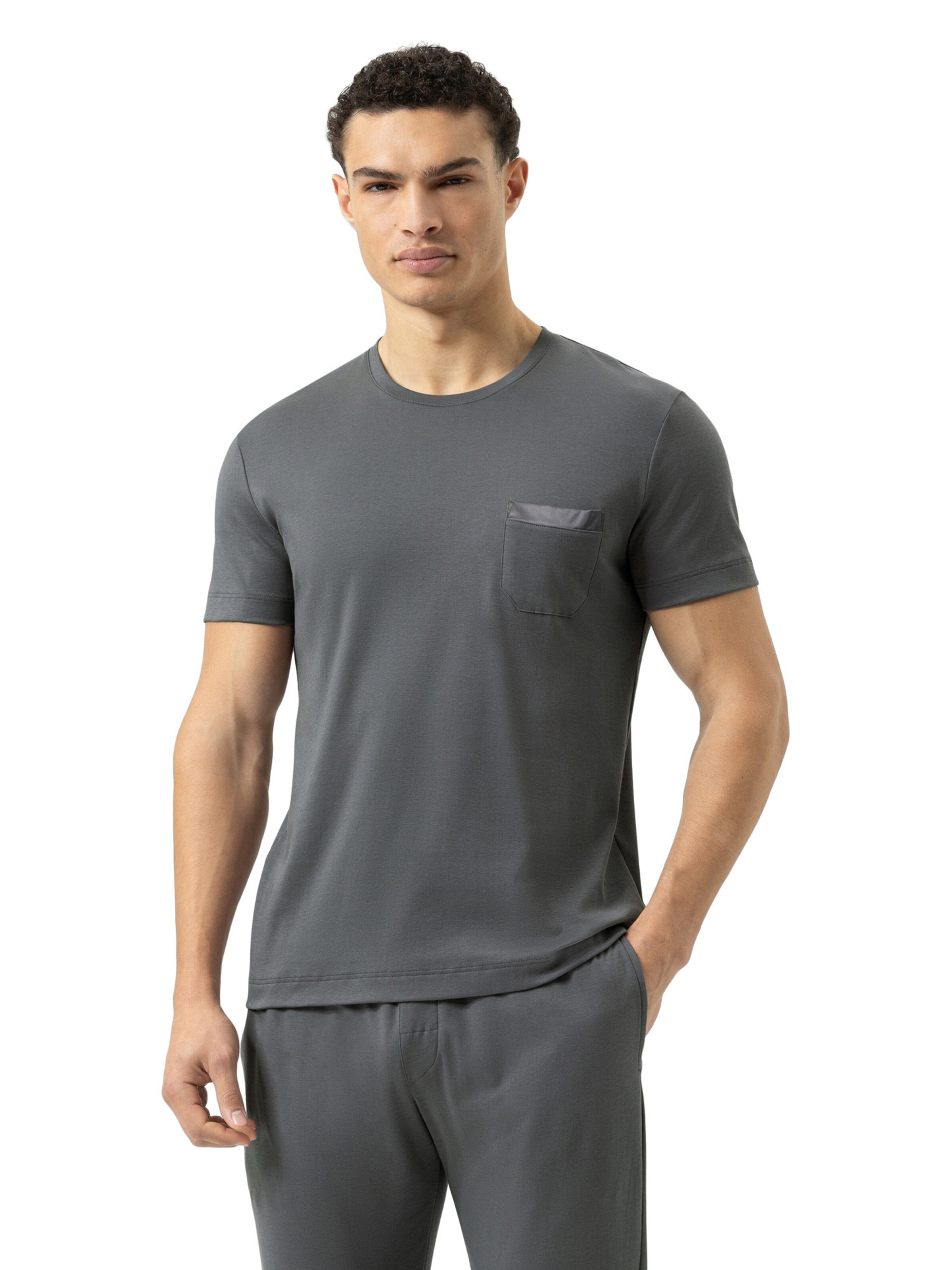 Mey Shirt 'Aarhus' in Grijs: voorkant