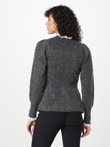 River Island Sweater 'PIE CRUST' in Grey