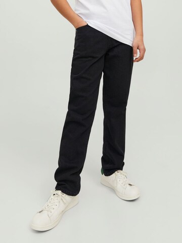 Jack & Jones Junior Regular Jeans 'Clark' in Zwart: voorkant