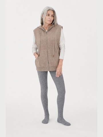 GOBI Cashmere Slimfit Leggings 'High-Rise Cashmere Knit Tights' in Grijs