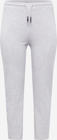 Regular Pantalon 'Delli' ONLY Carmakoma en gris : devant