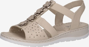 CAPRICE Sandals in Beige: front