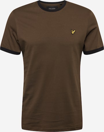 Lyle & Scott Shirt 'Ringer' in Brown: front