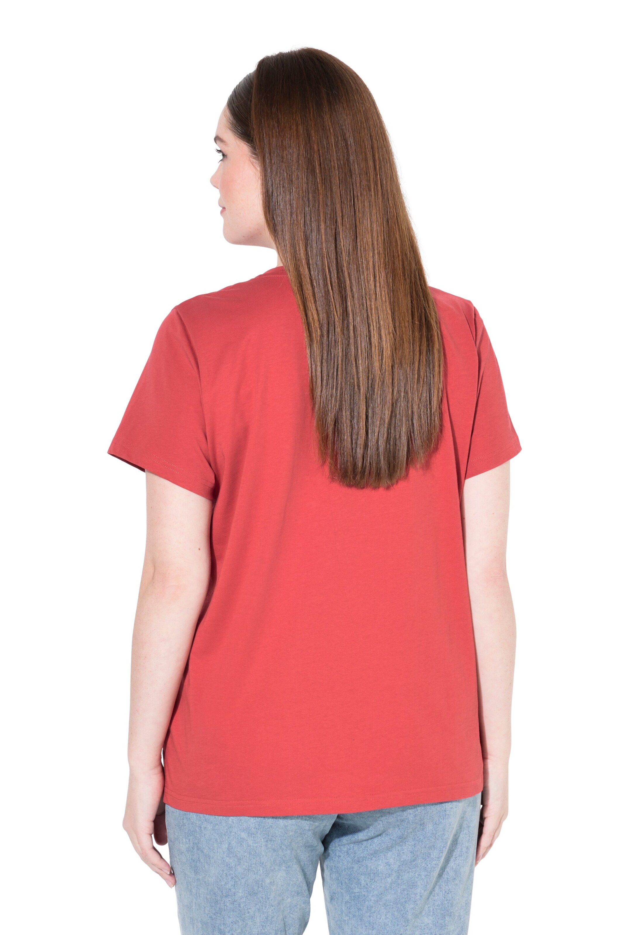 Ulla Popken T-Shirt in Rot