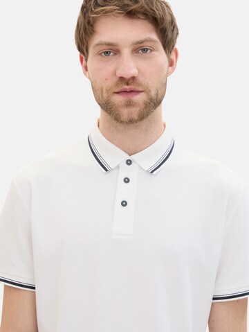 TOM TAILOR Poloshirt in Weiß