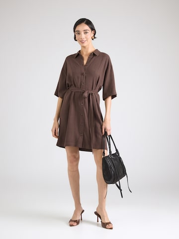 OBJECT Sukienka koszulowa 'OBJSANNE' w kolorze brązowy