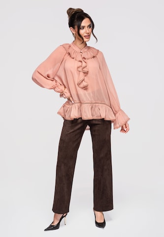Ombre Blouse in Roze