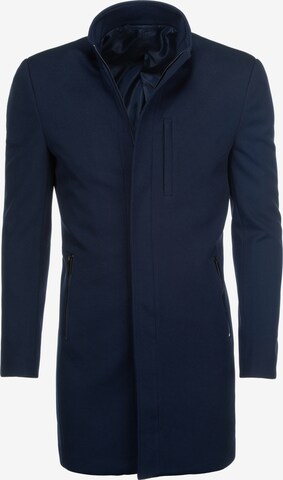 Ombre Winter Coat 'C430' in Blue: front