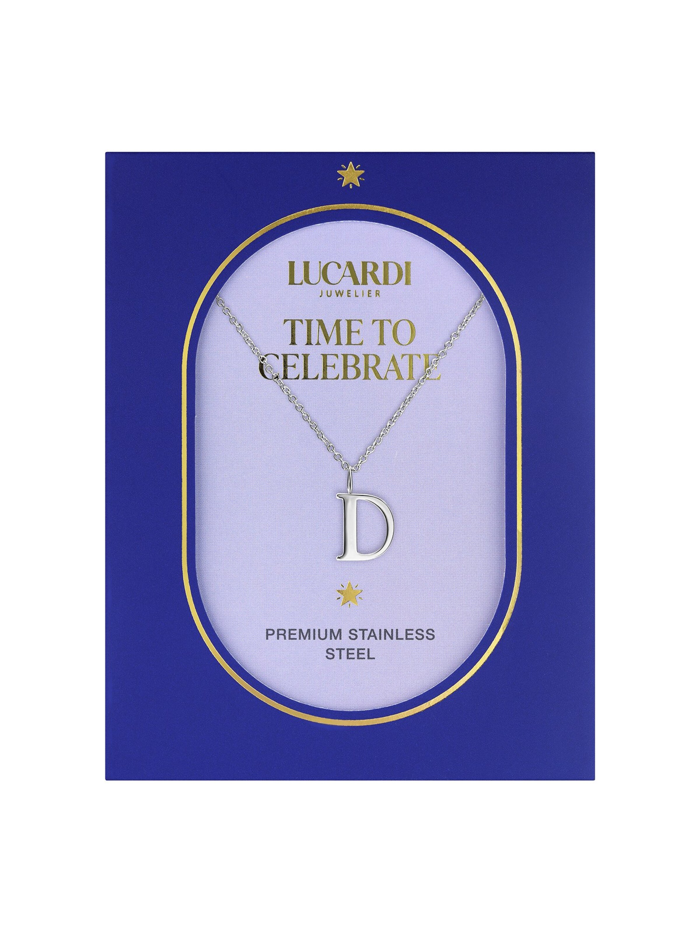 Lucardi Necklace in Silver