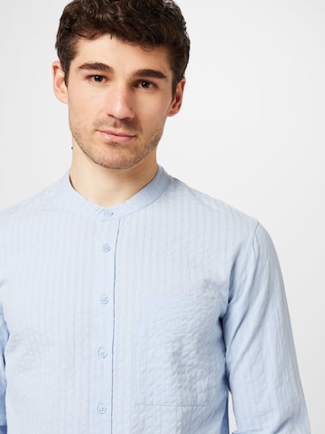 ABOUT YOU - Ajuste estrecho Camisa 'Benno' en azul