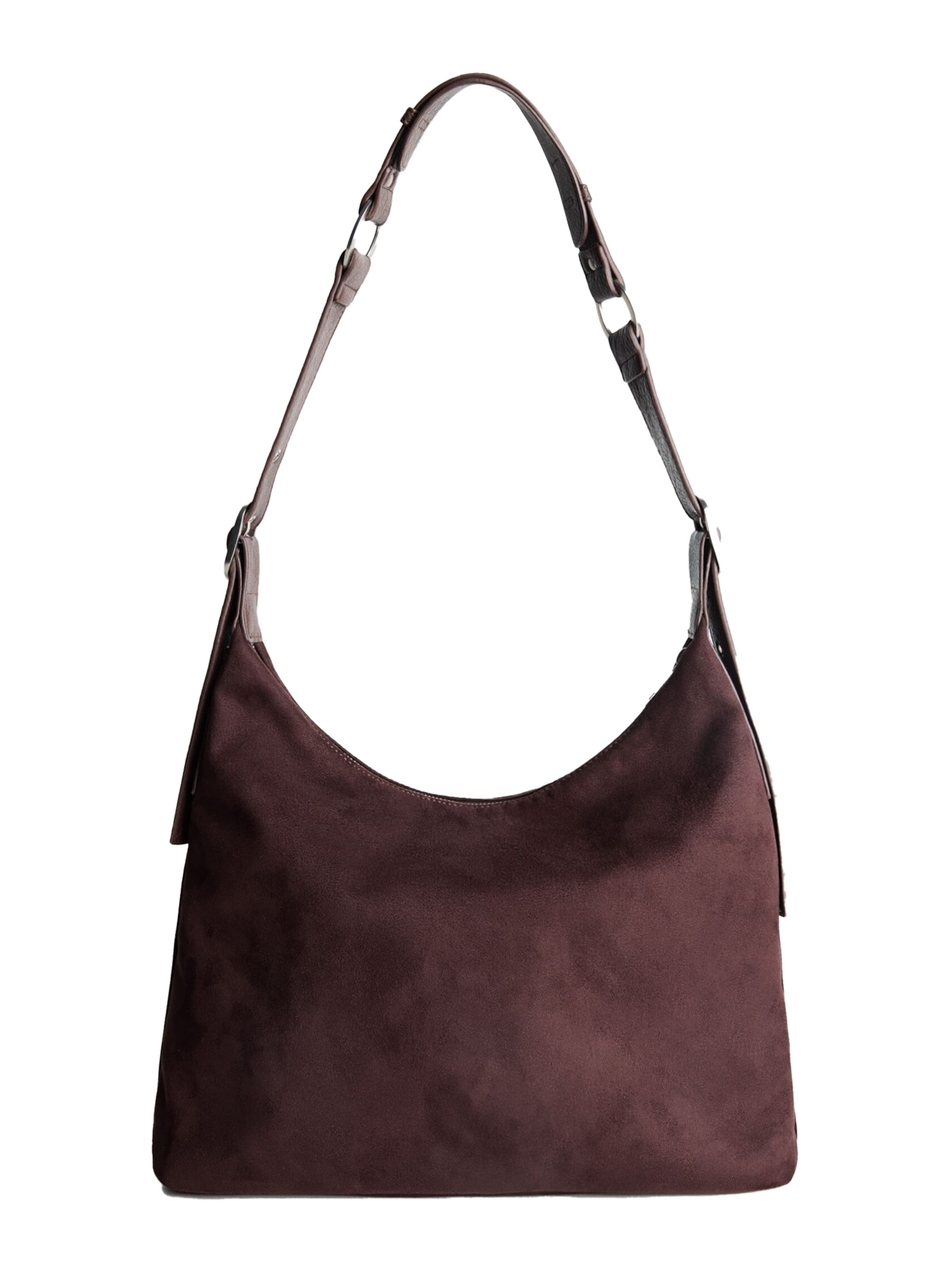 Bershka Taška přes rameno – hnědá: přední strana